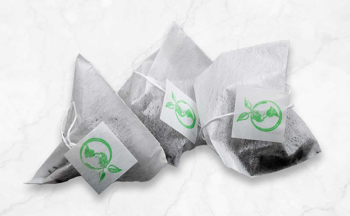 Collection of One Earth® Teabags from One Earth® Teabag Filter Material Manufacturer